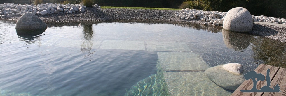 Création d'un bassin de jardin à Thonon et aménagement du jardin